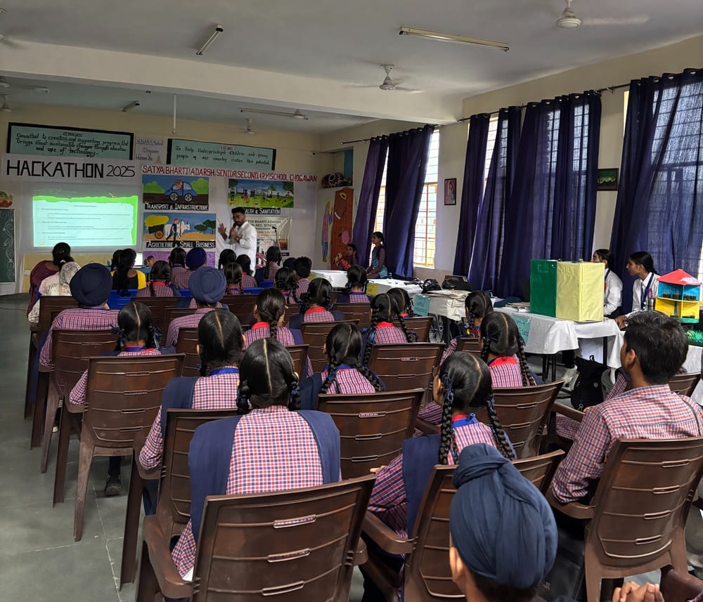 Bharti Foundation School Hackathon highlight 5