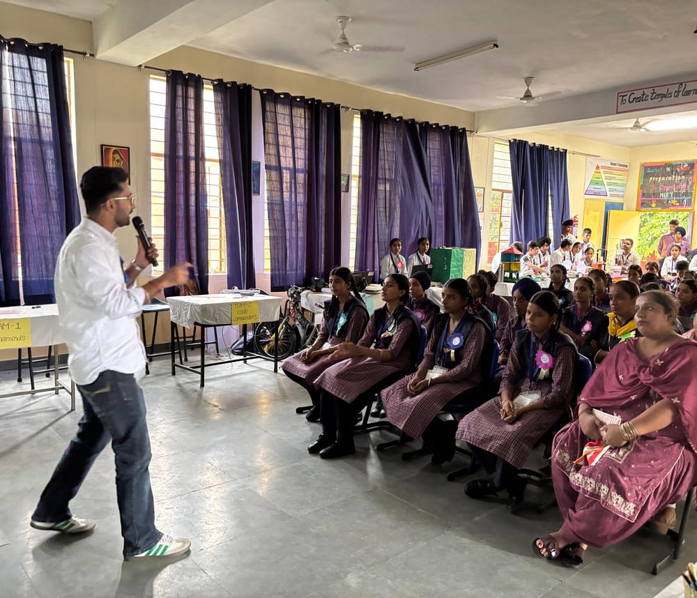 Bharti Foundation School Hackathon highlight 1