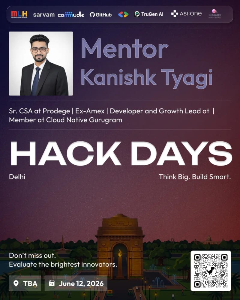 HackDays Delhi 2026 — Mentor highlight 1